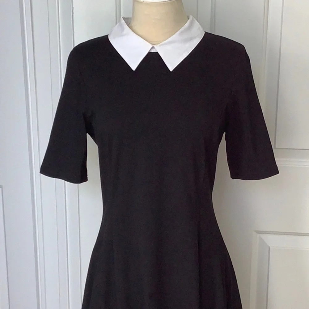 Aphratti Wednesday Addams Dress. Size M. EUC - Picture 2 of 5